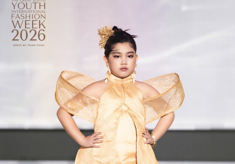 Bảo Ngọc đánh dấu cột mốc đầu tiên cùng NTK Trinh Châu tại The Great South Youth International Fashion Week 2026